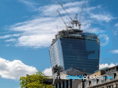 A New Building Under Construction In London Stock Photo