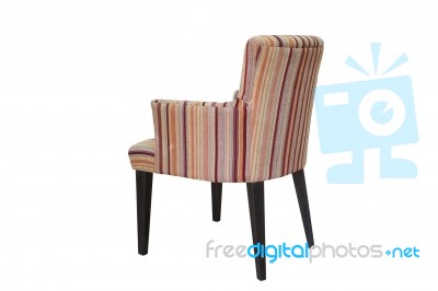 A Studio Shot Of Armchair Isolated Stock Photo