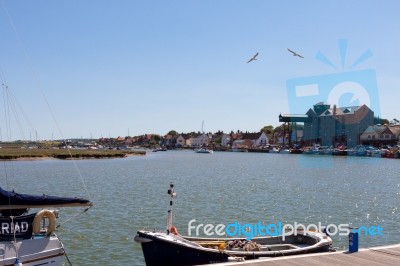 A Suuny Summer Day At Wells Stock Photo