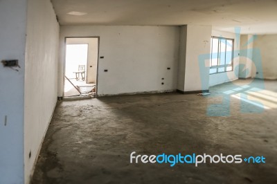 Abandoned Residential Building Stock Photo