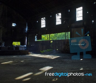 Abandoned Sugar Mill  Stock Photo