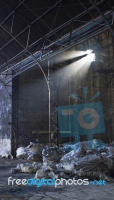 Abandoned Sugar Mill  Stock Photo