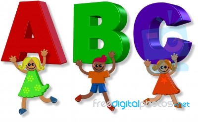 Abc Kids Stock Image