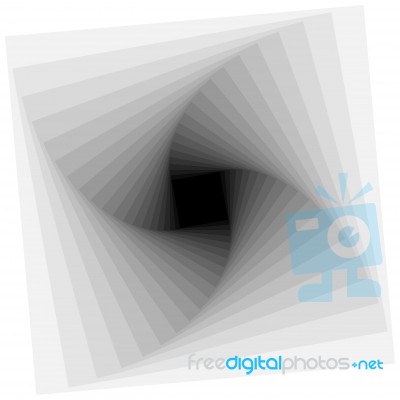 Abstract Background 3d Twist Square Stock Image