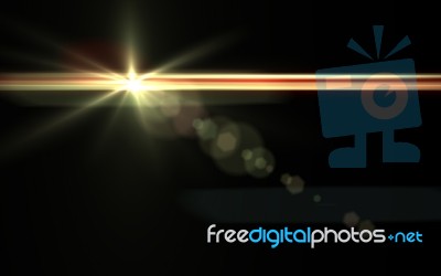 Abstract Background Lighting Flare.speed Line And Blue Sun Flare With Dust On Space Background Stock Image