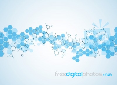 Abstract Background Medical  Stock Image