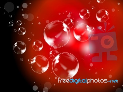 Abstract Bubbles Background Means Creative Soapy Bubbles Stock Image