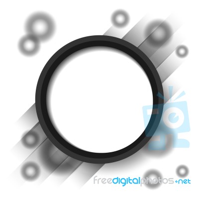 Abstract Circle Blackground Stock Image