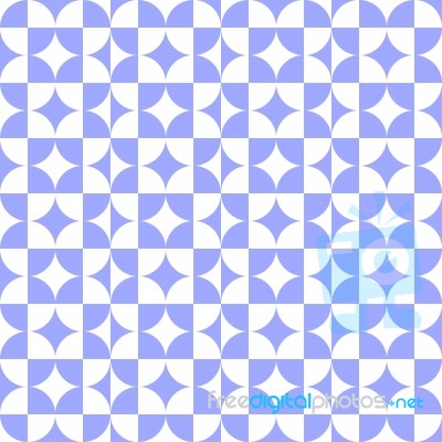 Abstract Circle Square Pattern Blue Stock Image