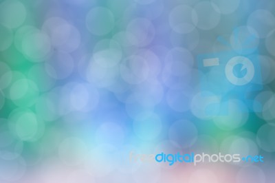 Abstract Circular Colorful Bokeh Blurred Background Stock Photo