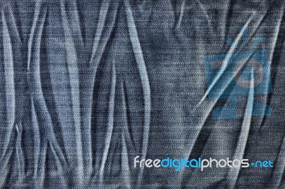 Abstract Closeup Blue Jean Texture Stock Photo