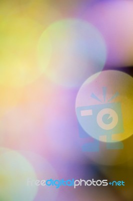 Abstract Colorful Bokeh For Background Stock Photo