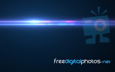 Abstract Colorful Sun Burst With Digital Lens Flare Background Stock Image