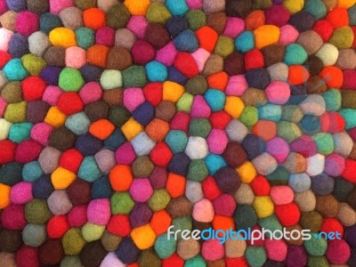 Abstract Colorful Thai Silk Fabric Texture Background Stock Photo