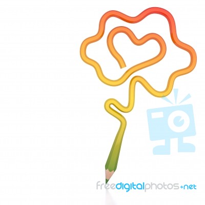 Abstract Colour Pencil Stock Image Abstract Colour Pencil Stock Image