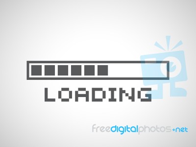 Abstract Composition. Loading Bar Element Icon Stock Image