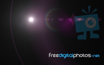 Abstract Design Natural Lens Flare And Rays Background Stock Image