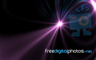 Abstract Digital Lens Flare Stock Image
