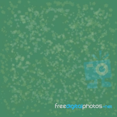 Abstract Green  Background With White Blots Stock Image