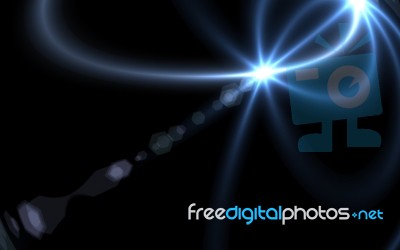 Abstract Lens Flare Light Stock Image
