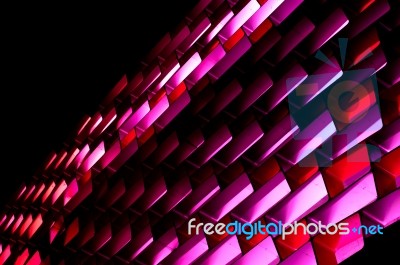 Abstract Lighting Decoration Stock Photo