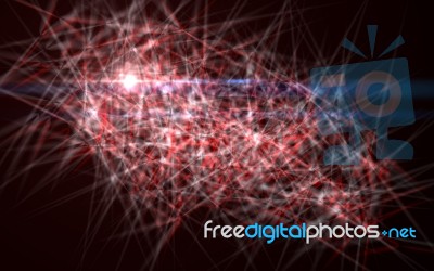 Abstract  Lighting Digital Lens Flare In Dark Background Stock Image