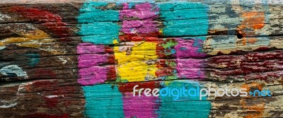 Abstract Multicolored Background Stock Photo