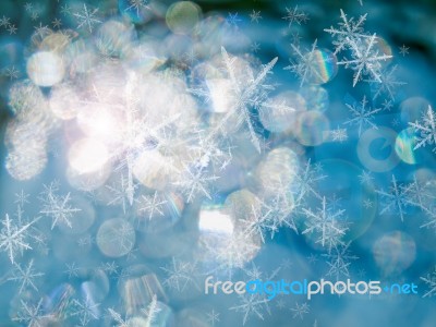 Abstract Of Blue Ice Stock Image