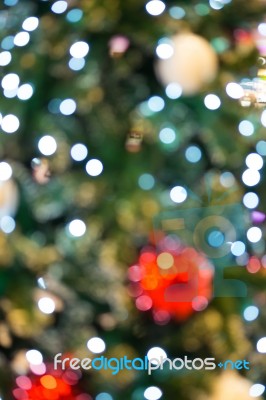 Christmas Tree Light  Stock Photo
