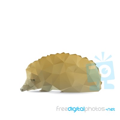 Abstract Porcupine Stock Image