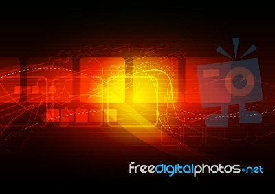 Abstract Science Background Design Stock Image