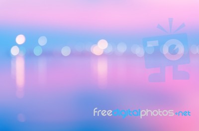 Abstract Sparkling Multicolor Light Defocused Bokeh Background Stock Photo