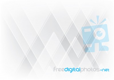 Abstract Technology Geometric Triangle White Grey Background Stock Image