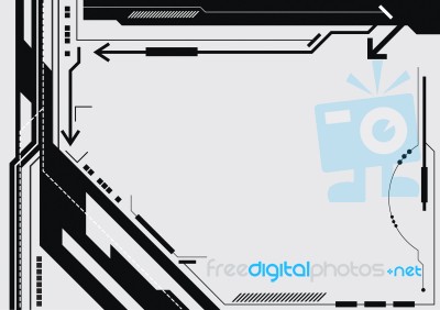 Abstract Techology Background Design Stock Image