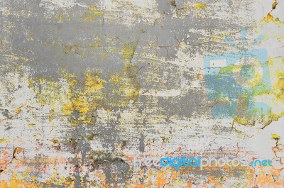 Abstract The Old Grunge Wall For Background Stock Photo