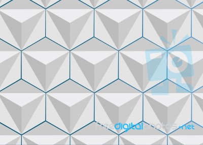 Abstract Triangular Prism Pattern Graphic Design Stock Image
