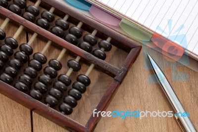 Accounting Abacus Stock Photo