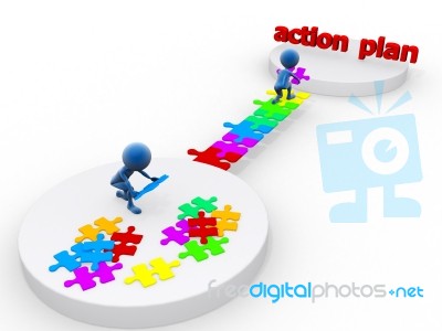 Action Plan Stock Image