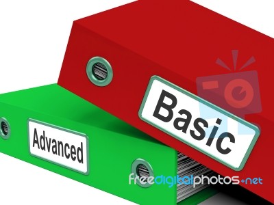Advanced Basic Folders Mean Program Features And Prices Stock Image