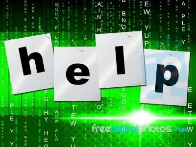 Advice Help Represents Solution Assisting And Helping Stock Image Advice Help Represents Solution Assisting And Helping Stock Image