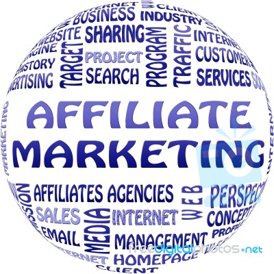 Affiliate Marketing Stock Image
