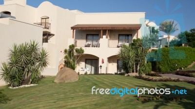 African Holiday Resort Stock Photo