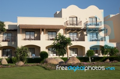 African Holiday Resort Stock Photo