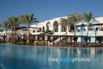 African Holiday Resort Stock Photo