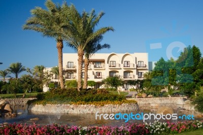African Holiday Resort Stock Photo
