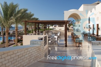 African Holiday Resort Stock Photo