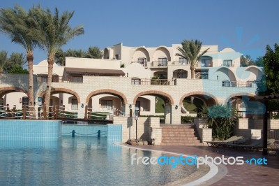 African Holiday Resort Stock Photo