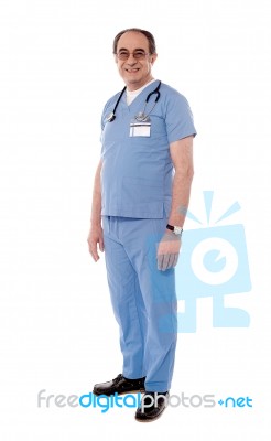 Aged Medical Professional Stock Photo