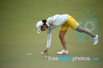 Ai Miyazato Of Japan Stock Photo