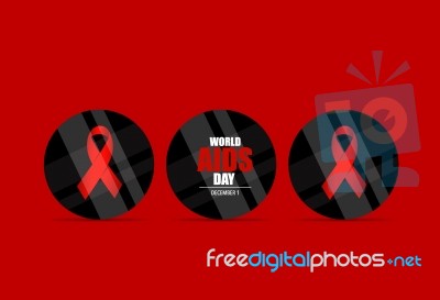 Aids Awareness Red Ribbon. World Aids Day Stock Image Aids Awareness Red Ribbon. World Aids Day Stock Image